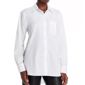 Rag & Bone White Maxine Button Down Shirt. Size S.